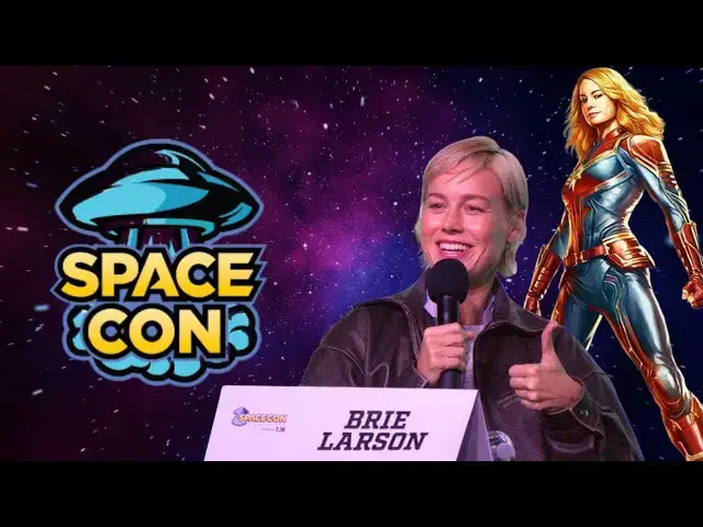 Video thumbnail for Brie Larson Talks Captain Marvel, The Bear, Room | Spacecon 2025