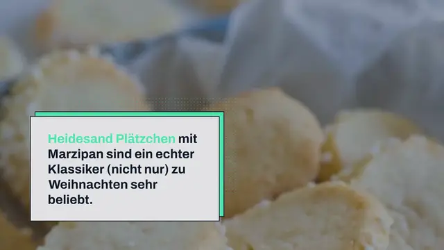 Video thumbnail for Marzipan Heidesand – Kekse, die auf der Zunge zergehen