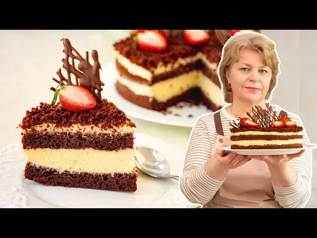 Video thumbnail for Tort cu crema de vanilie