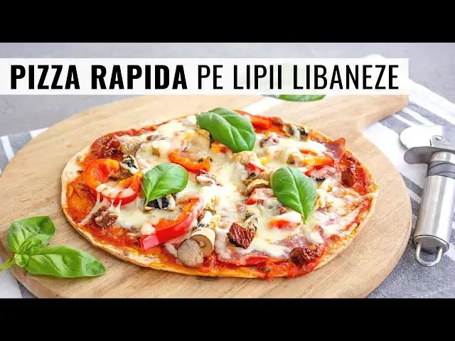 Video thumbnail for 🍕 GATA ÎN 10 minute și e PERECTĂ! Cea mai rapidă rețetă de PIZZA!