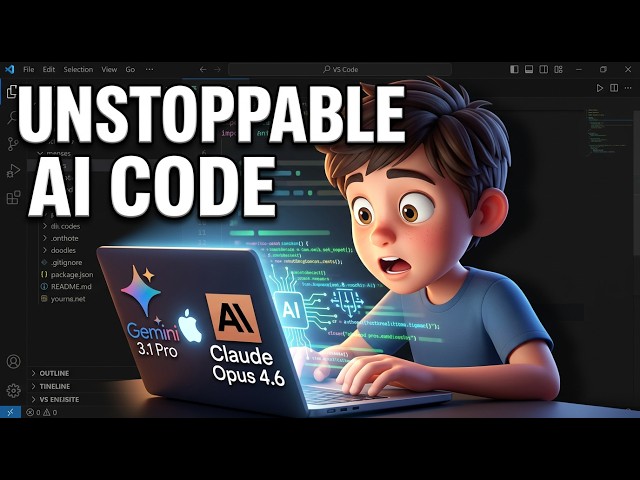 Video thumbnail for Gemini 3.1 Pro + Claude Opus 4.6 = Ultimate AI Coding Workflow! Incredible Coding Results + FREE!