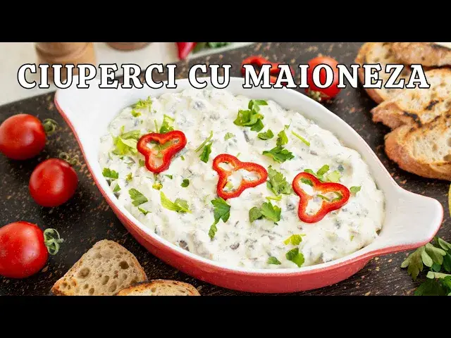 Video thumbnail for SALATĂ de ciuperci cu maioneză DIETETICĂ - rețeta delicioasă, cu PUȚINE CALORII!