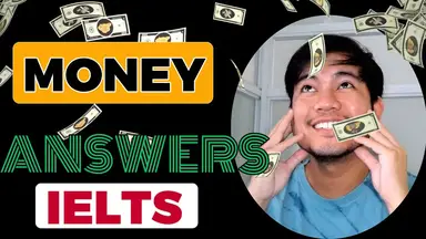 'Video thumbnail for (2024) MONEY Questions and Answers | IELTS SPEAKING PART 1 Recent Questions'