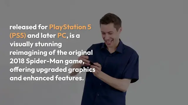Video thumbnail for Spider-Man Remastered 4K Resolution Support