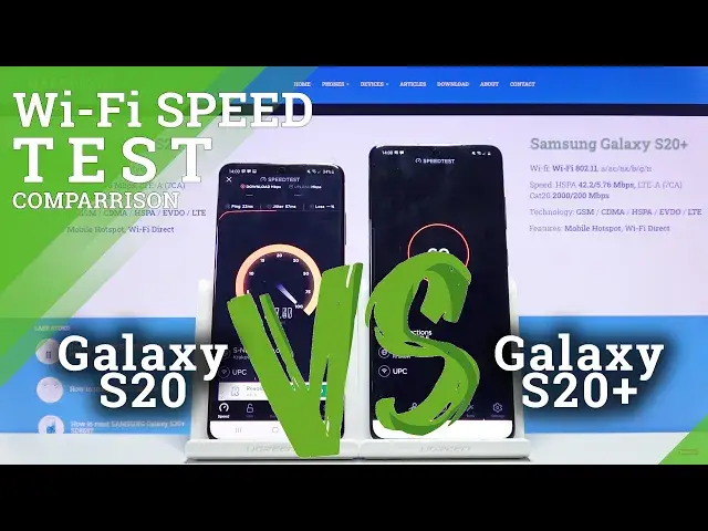 Video thumbnail for SAMSUNG Galaxy S20 vs SAMSUNG Galaxy S20+ - Wi-Fi Speed Test Comparison!