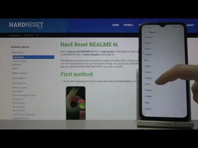 Video thumbnail for Alarm Tones on Realme 6i – Available Sounds of Alarms