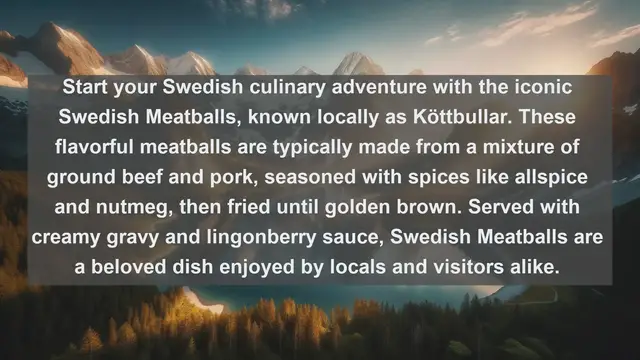 Video thumbnail for Taste of Sweden: Top 10 Mouthwatering Swedish Foods You Must Try!