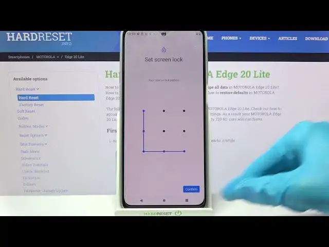 'Video thumbnail for How to Add Screen Lock on MOTOROLA Edge 20 Lite - Set Password'