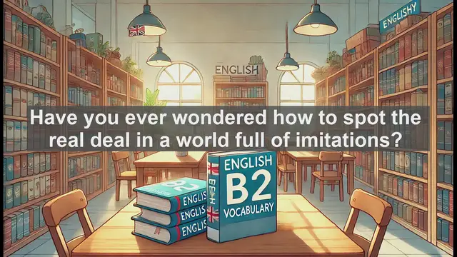 Video thumbnail for 1500 Must Know CEFR B2 Vocabulary - Understanding 'Genuine': The Essence of Authenticity