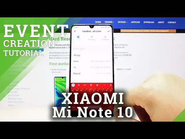 Video thumbnail for Xiaomi Mi Note 10 Pro How to Add Event to Calendar