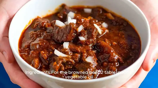 Video thumbnail for Texas chili recipe