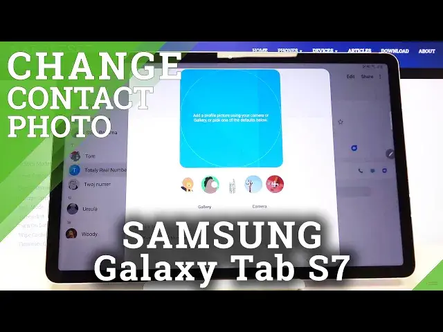 'Video thumbnail for How to Add Photo to Contact in SAMSUNG Galaxy Tab S7 – Create Personalized Contact Profile'