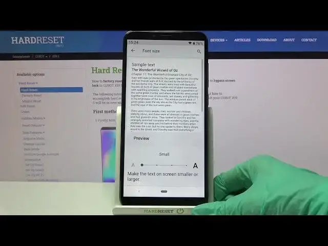 Video thumbnail for How to Change Font Size on CUBOT X19 S – Personalize Font
