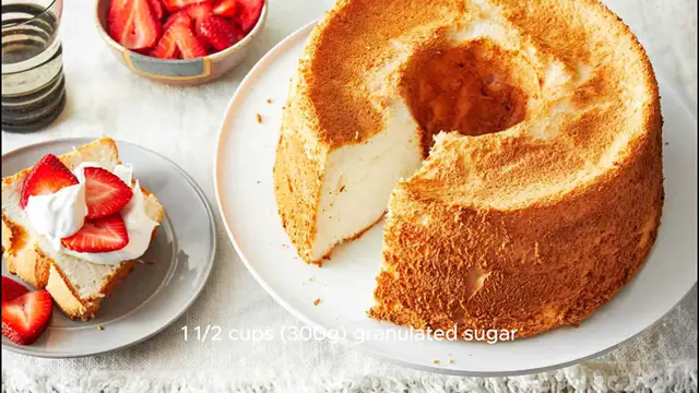 Video thumbnail for Angel Food Cake Recipe