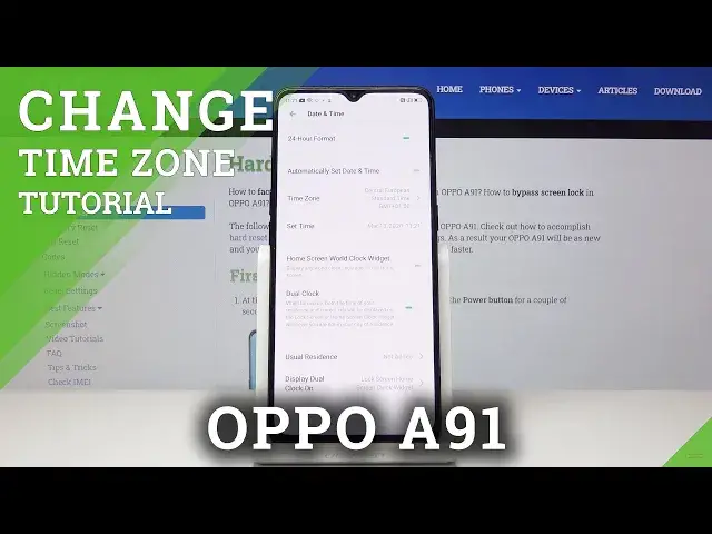 Video thumbnail for How to Set Date & Time in OPPO A91 – Clock Format