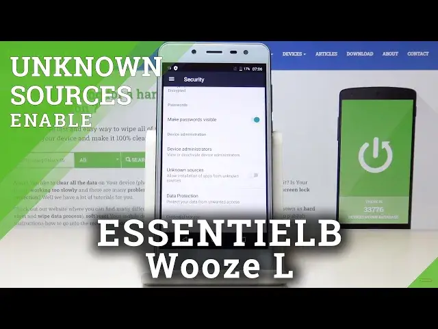 'Video thumbnail for How to Enable Unknown Sources in ESSENTIELB Wooze L – Install Unknown Apps'