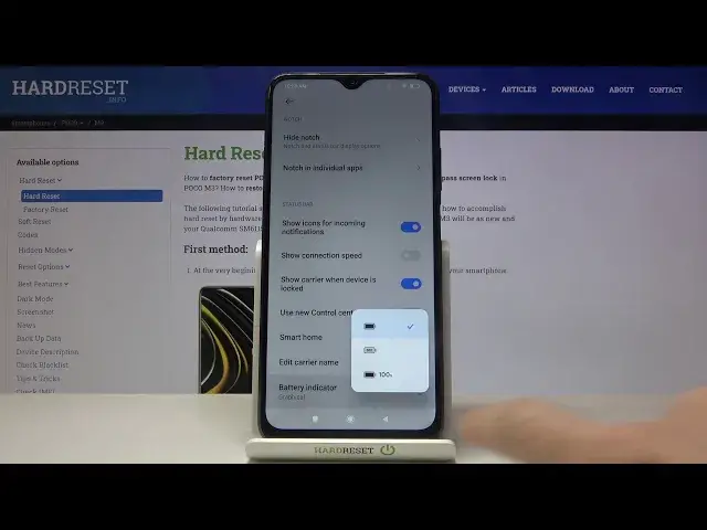 'Video thumbnail for How to Turn On Battery Percentage in POCO M3 – Battery Settings'