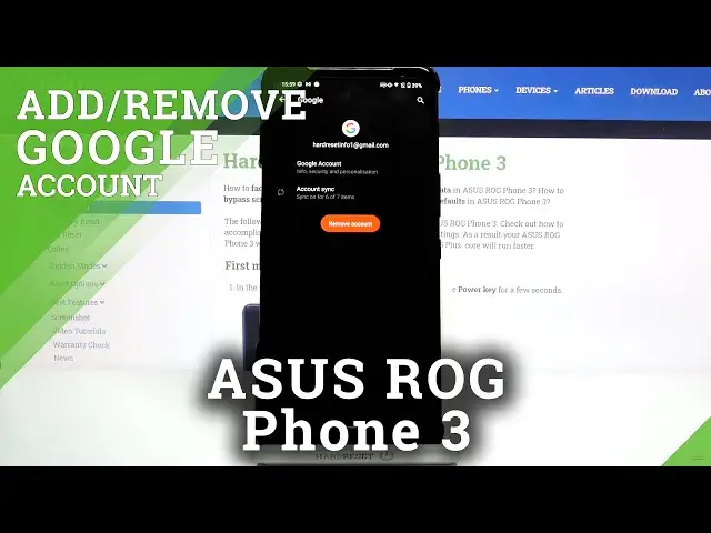 Video thumbnail for How to Manage Google Account in ASUS ROG Phone 3 – Add / Remove Google Account