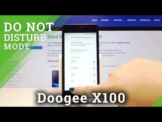 'Video thumbnail for How to Enable Do Not Disturb on DOOGEE X100 - DND Mode'