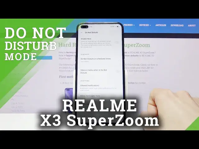 'Video thumbnail for How to Activate Do Not Disturb Mode on REALME X3 SuperZoom – Customize Do Not Disturb Mode'