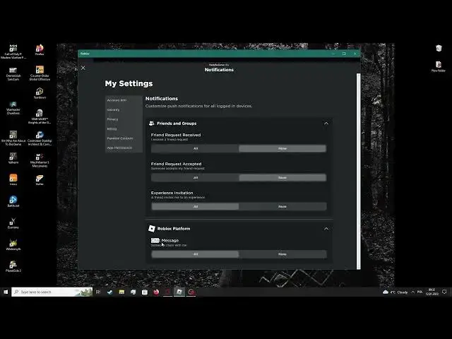 Video thumbnail for Roblox   How To Manage Notifications