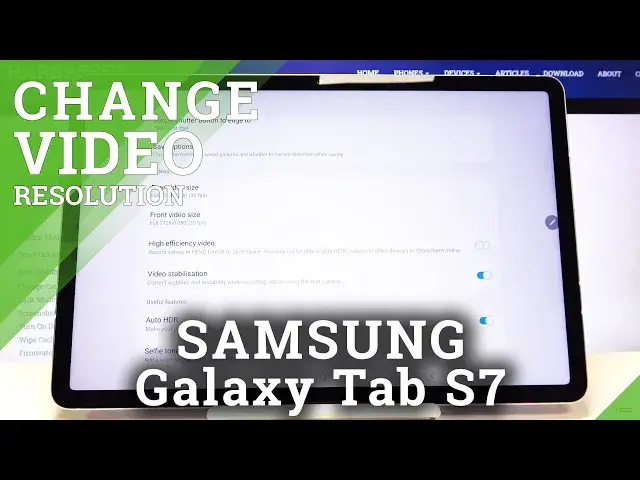 'Video thumbnail for How to Change Video Resolution in SAMSUNG Galaxy Tab S7 – Video Quality'