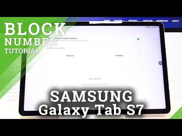 Video thumbnail for How to Block Number in SAMSUNG Galaxy Tab S7 – Create Blacklist