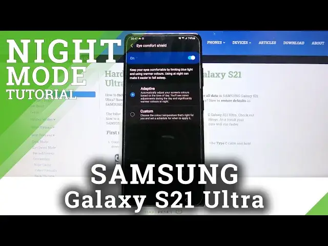 'Video thumbnail for How to Enable Night Mode in SAMSUNG Galaxy S21 Ultra – Night Shield'