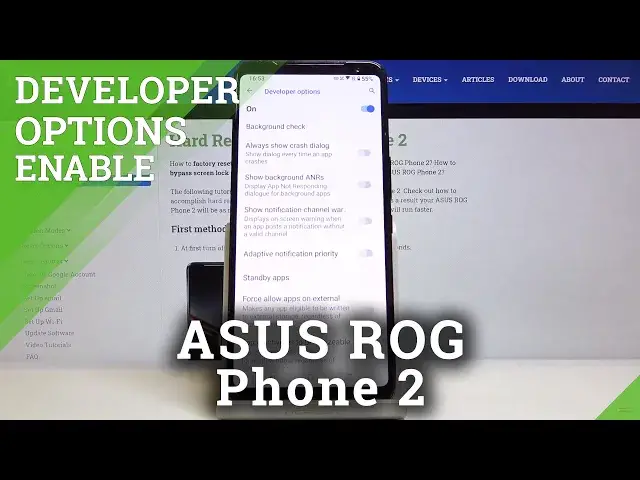 Video thumbnail for How to Activate Developer Options in ASUS ROG Phone 2 – Developer Features