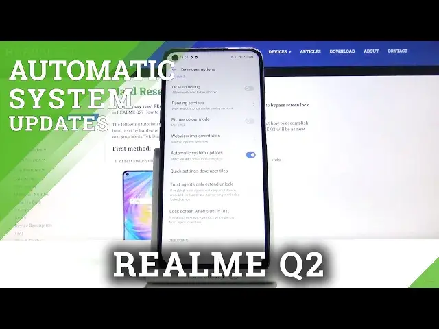 'Video thumbnail for How to Set Automatic System Updates in REALME Q2 – Enable Automatic System Update'
