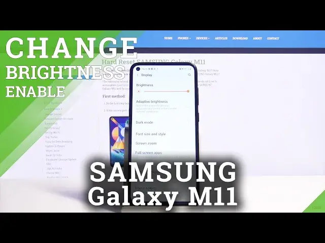 'Video thumbnail for How to Activate Auto Brightness in SAMSUNG Galaxy M11 – Adjust Brightness Settings'