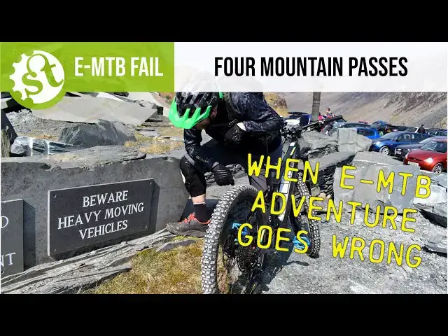 Video thumbnail for e-MTB FAIL | Four Mountain Passes On eBikes - A story of suffering