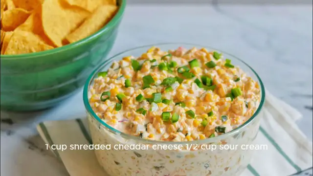 Video thumbnail for Corn Caspi Dip Recipe