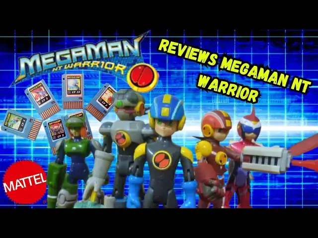 'Video thumbnail for MEGAMAN NT WARRIOR e Battle Chips Mattel Reviews ano 2006 e 2007'