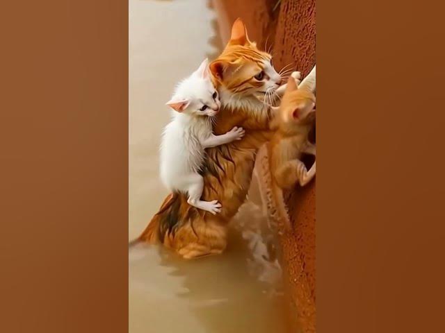 Video thumbnail for cat rescue the beautfull kitten #animalrescue #aivideo