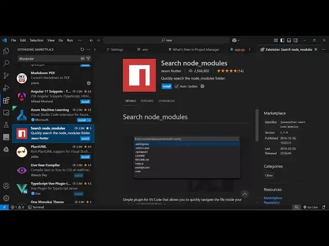 Video thumbnail for Stop Wasting Time — Instantly Search node_modules and packages With Autocomplete in VS Code!