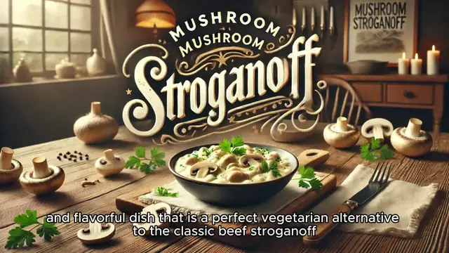 Video thumbnail for Mushroom Stroganoff