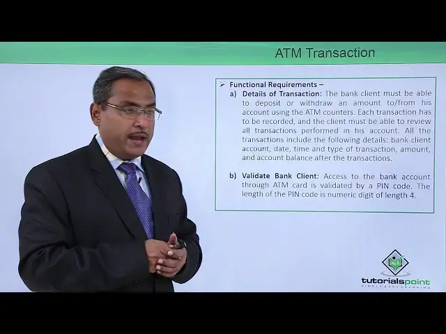 Video thumbnail for UML - Case study on ATM transaction