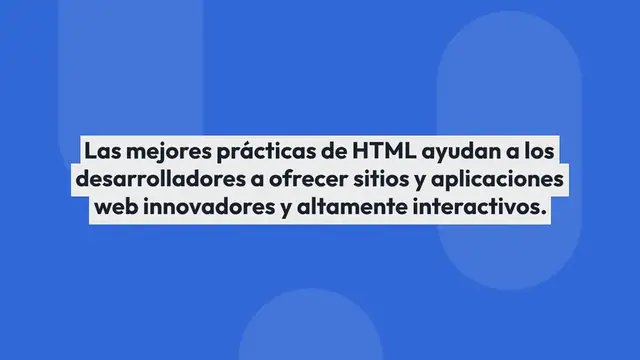 Video thumbnail for Las Mejores Prácticas de HTML para Construir Sitios Web Sostenibles y Escalables