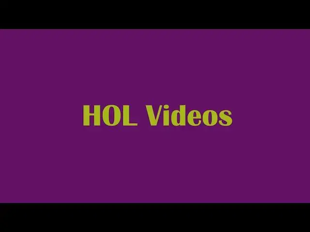 Video thumbnail for HOL update 8-20-2023