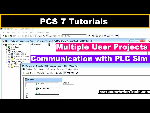 Video thumbnail for PCS 7: Multiple-User Projects, Communication with PLC Sim