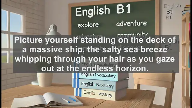 Video thumbnail for 2500 Must Know CEFR B1 Vocabulary - Sailor: Exploring the Language of Seafaring
