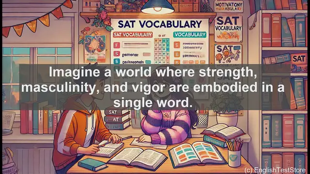 Video thumbnail for 5000 Must Know SAT Vocabulary - Virile: A Powerful Adjective for SAT Success