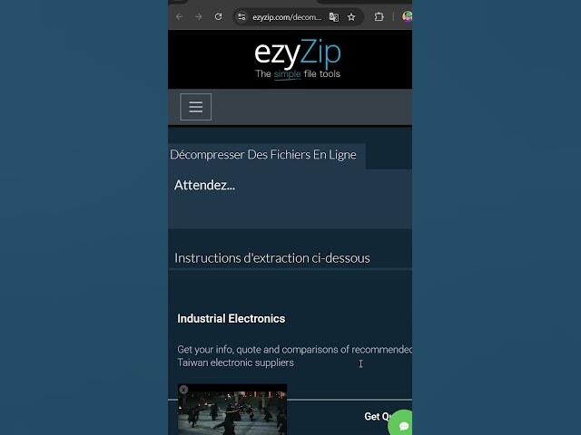 Video thumbnail for 📦 Extraire des fichiers ZIP | Directement dans votre navigateur | Aucune installation