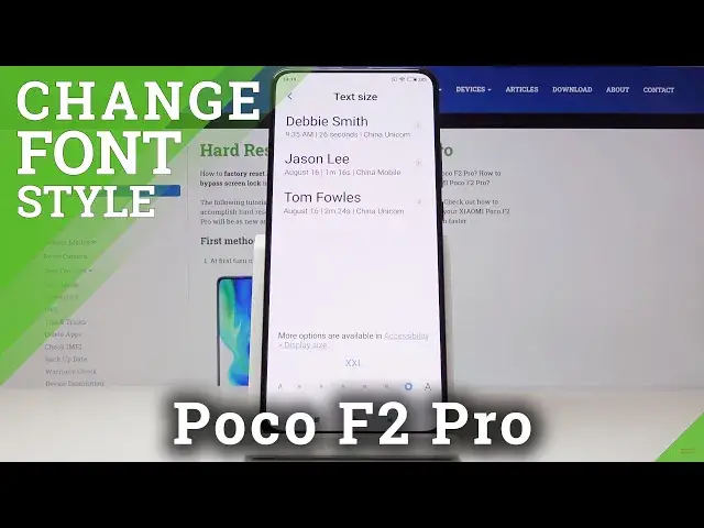 'Video thumbnail for How to Change Font Size in Xiaomi Pocophone F2 Pro - Personalie Android Display'