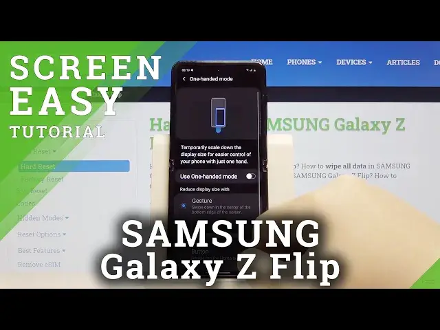 Video thumbnail for How to Activate One Hand Mode in SAMSUNG Galaxy Z Flip – Simplify the Screen