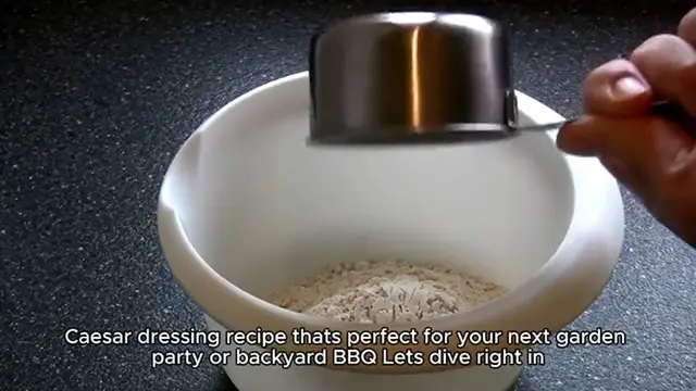 Video thumbnail for Caesar dressing recipe
