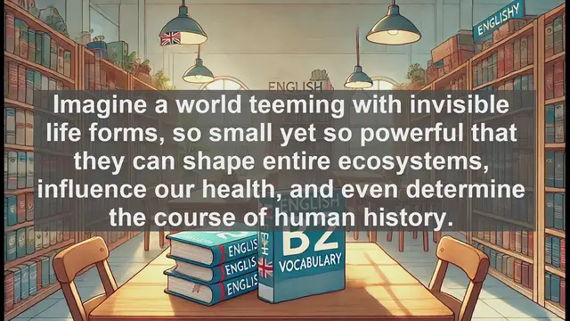 Video thumbnail for 1500 Must Know CEFR B2 Vocabulary - Bacteria: Microscopic Marvels Shaping Our World