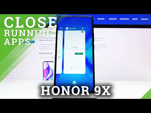 'Video thumbnail for How to Turn Off Running Apps in HUAWEI Honor 9x – Close Background Apps'