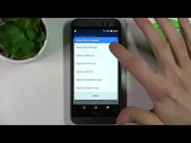 Video thumbnail for How to copy contact on HTC One M9E | Copping contacts on HTC One M9E